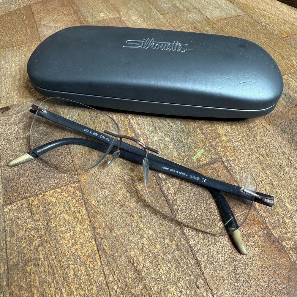 Silhouette SPX Signia 5379 Eyeglasses FRAMES Rimless ..[]21-150 Black Austria